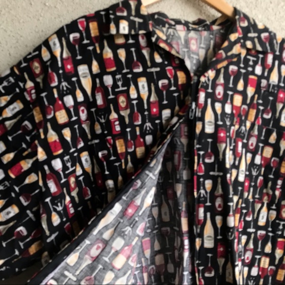 Custom Made Zip-Front Wine Smock 3XL - Picture 3 of 6